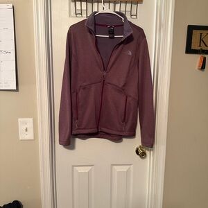 NWOT The North Face Women's Large Purple jacket with full front zipper